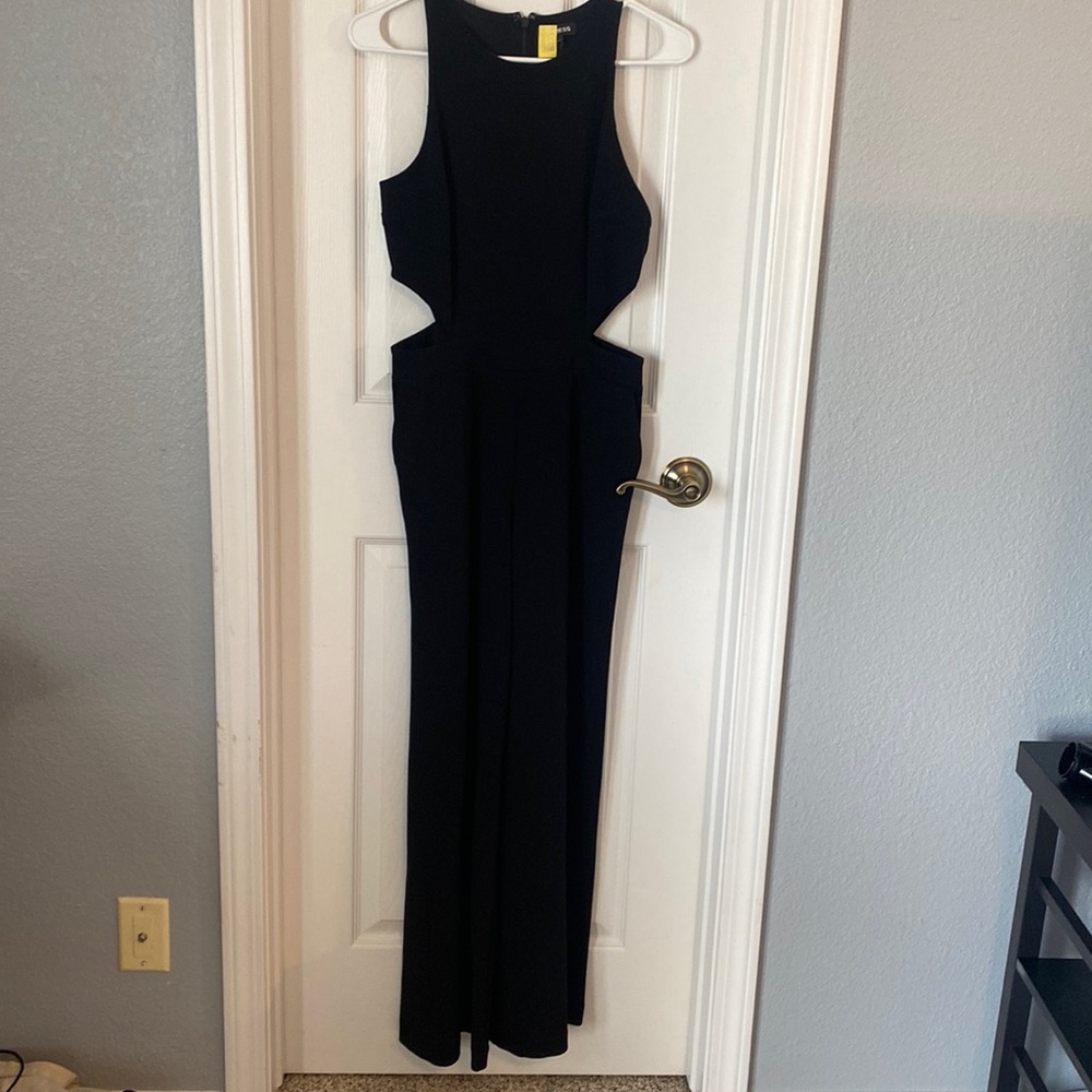 Cut-out side jumpsuit